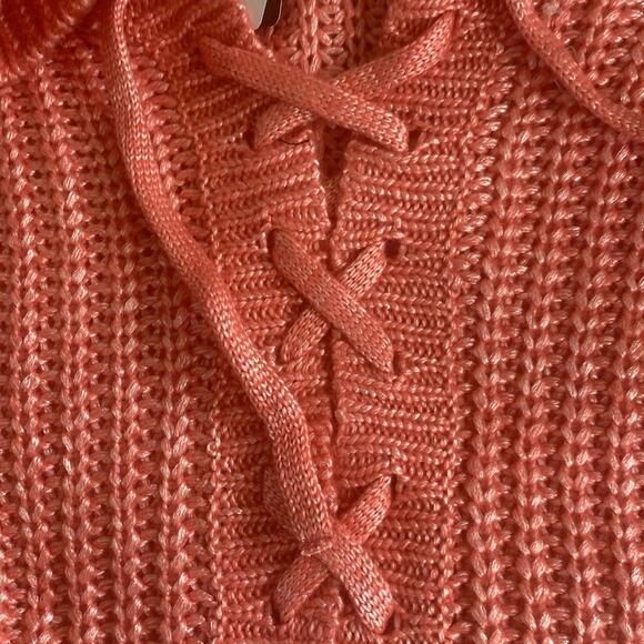 Torrid Rose Chunky Pullover Hooded Raglan Sweater - Picture 10 of 10
